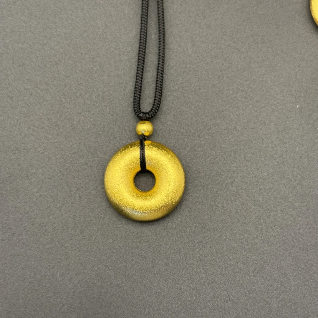 【瑞耀优选】LL0603平安扣吊坠实心设计款