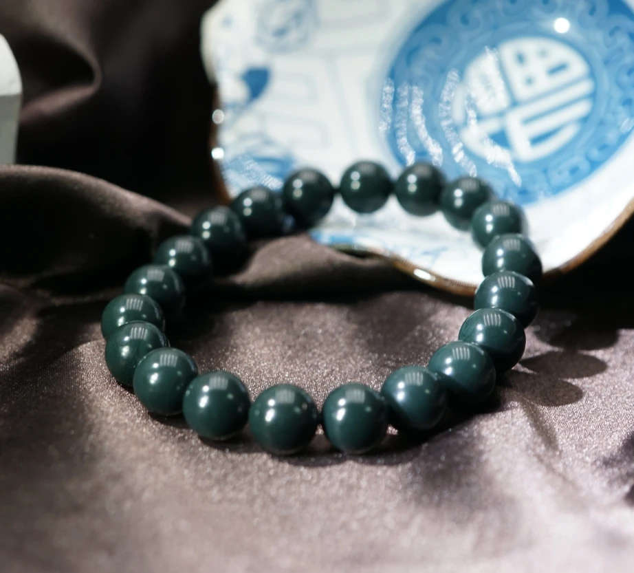 【老板上班了】东堂造物 和田玉手串9+ V122904