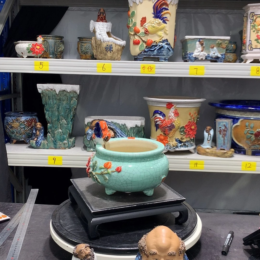 程***娃石湾盆石湾盆 石湾盆