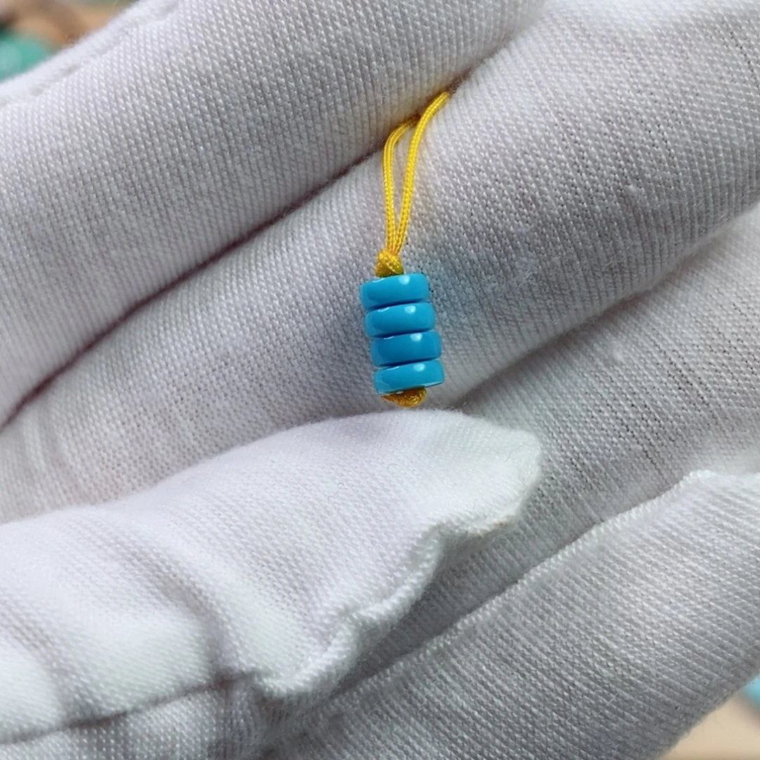 绿松石未镶嵌珠宝奇石4.6mm