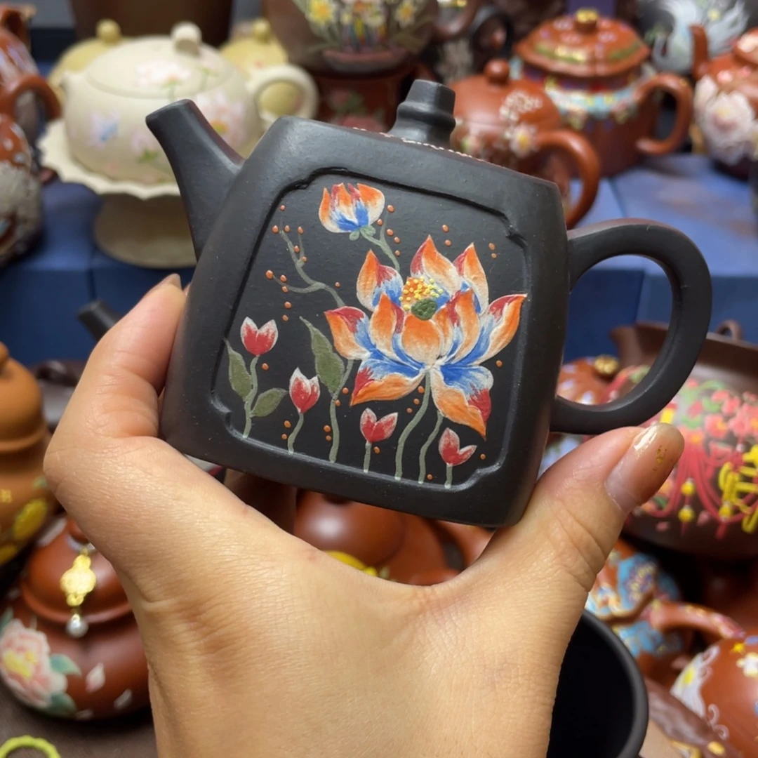 开***塔茶杯紫砂紫砂主人杯180cc