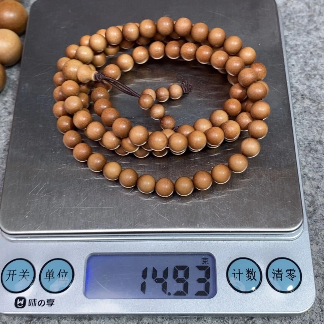檀香木手串/手链L****.0.6x108老沉印度老山檀香