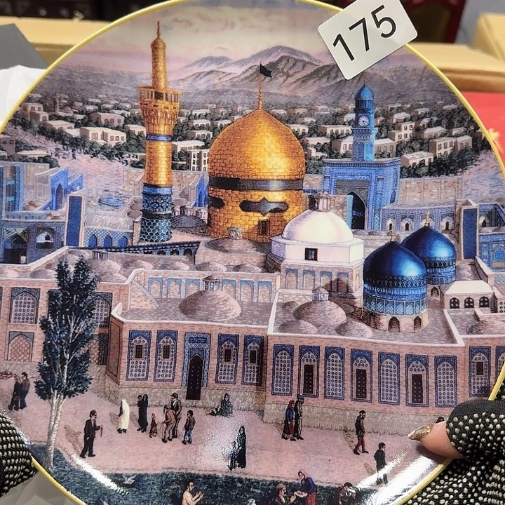 中古物品 默认微瑕很好看的盘子