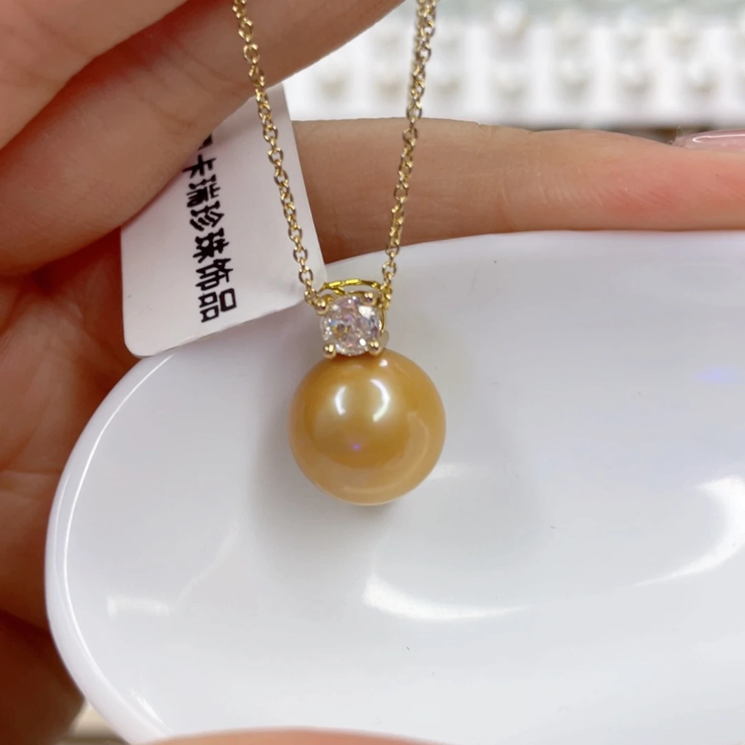 淡水珍珠未镶嵌吊坠(赠链)