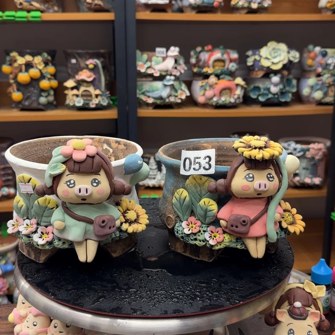 【闪购商品】肉*粗陶手捏