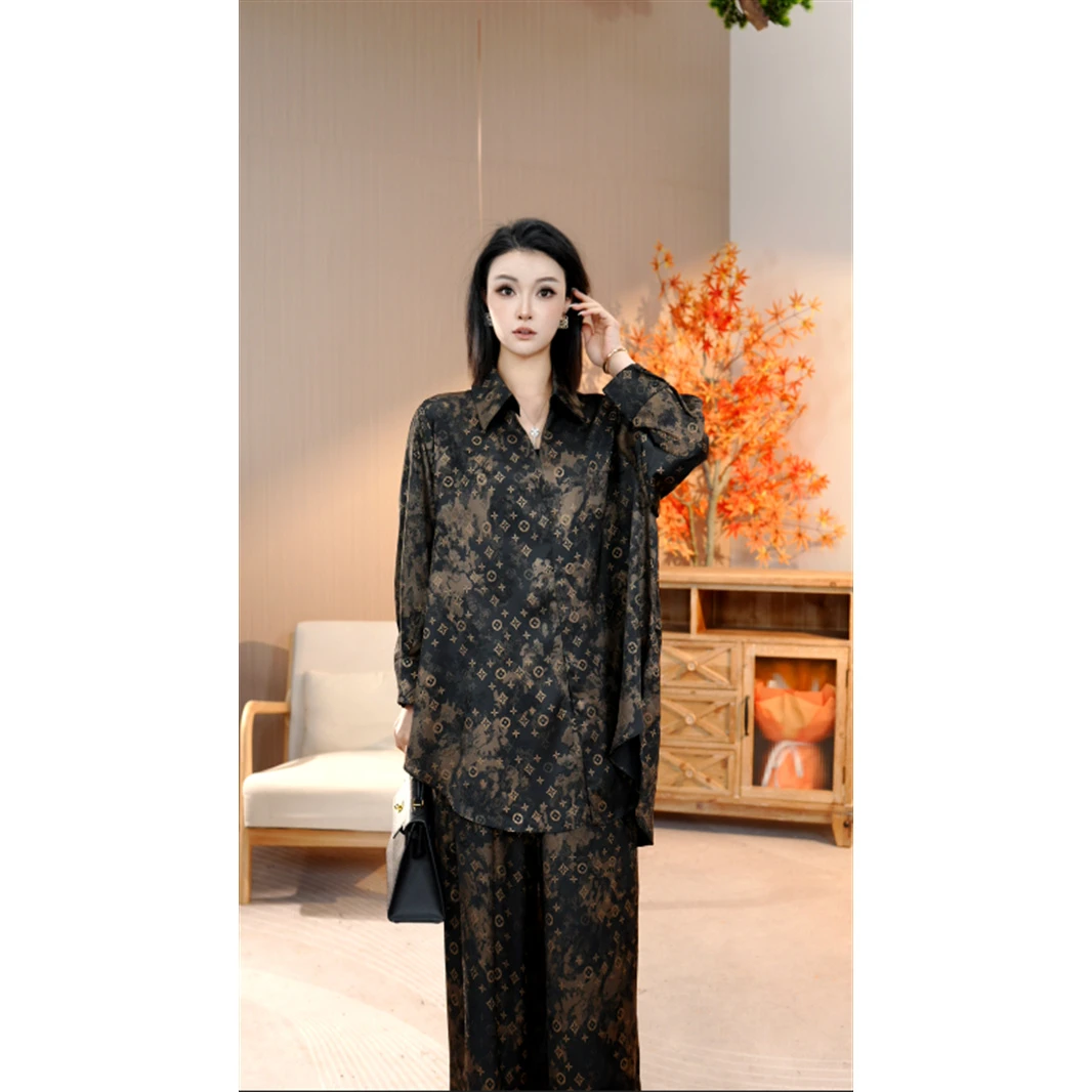 春款上新【如意】时尚上档次洋气高档上衣裤子套装-6999#