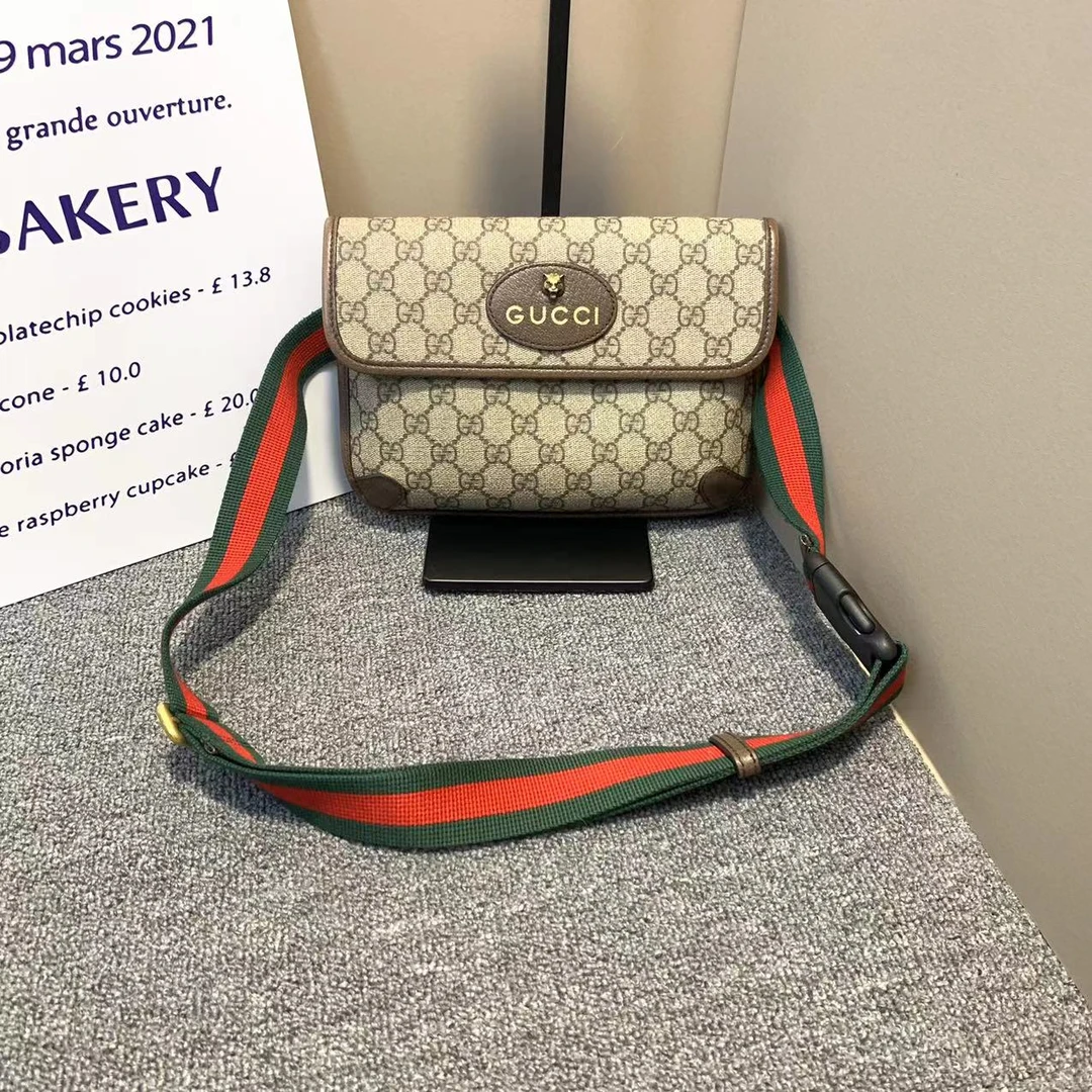 95新 GUCCI/古驰 小怡中古/GUCCI单肩包/古驰虎头斜挎包