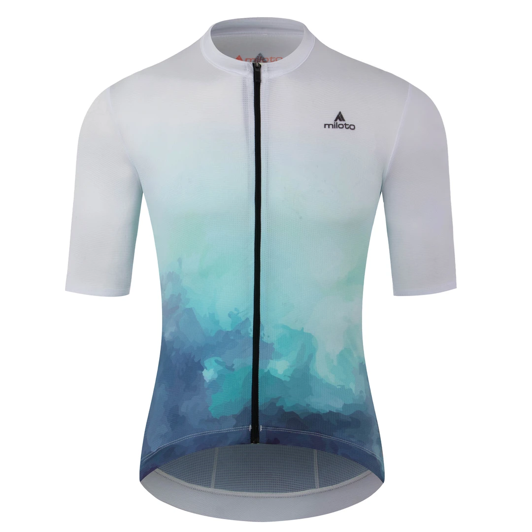 2025新款夏季舒适男士短袖骑行服山地公路自行车骑行短上衣