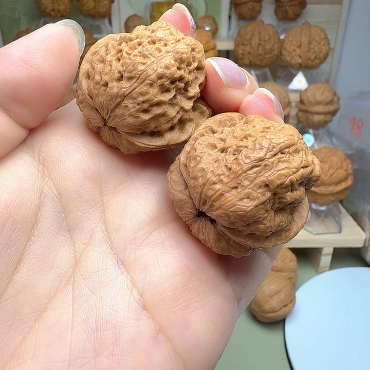 文玩核桃把件25号车福利荷叶小蛙