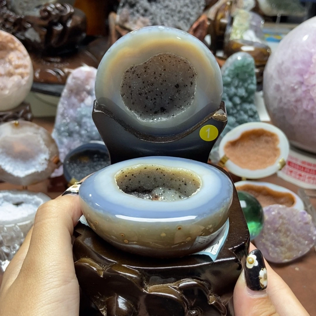 未镶嵌紫晶摆件水晶