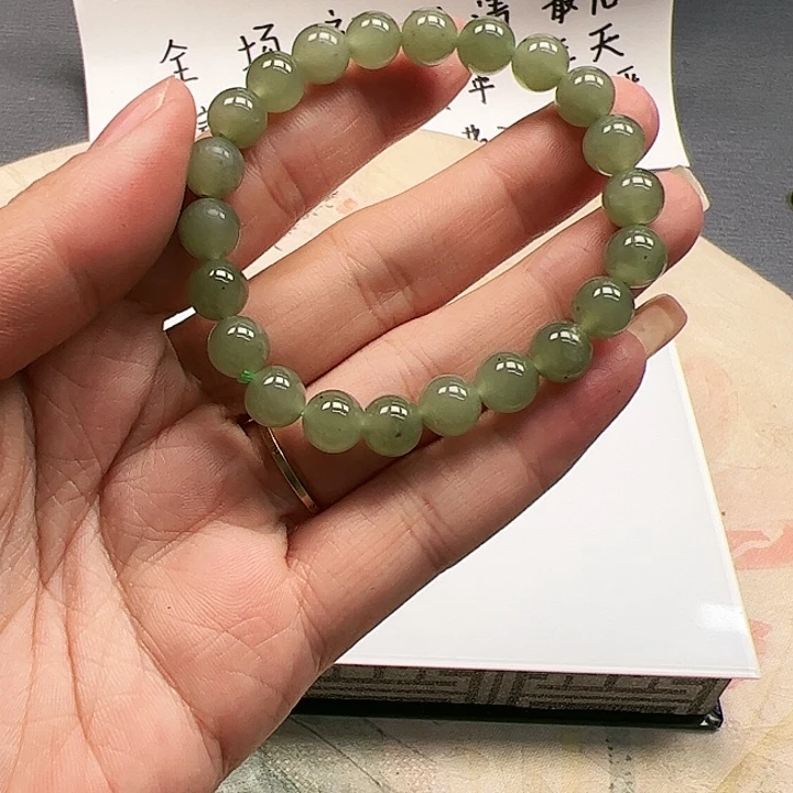 和田玉手链未镶嵌15