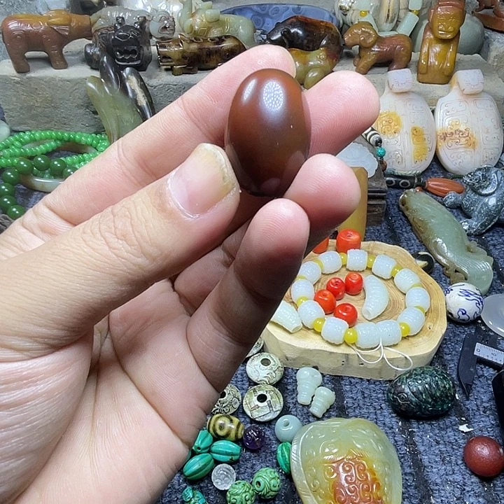 玛瑙/玉髓合金颈饰