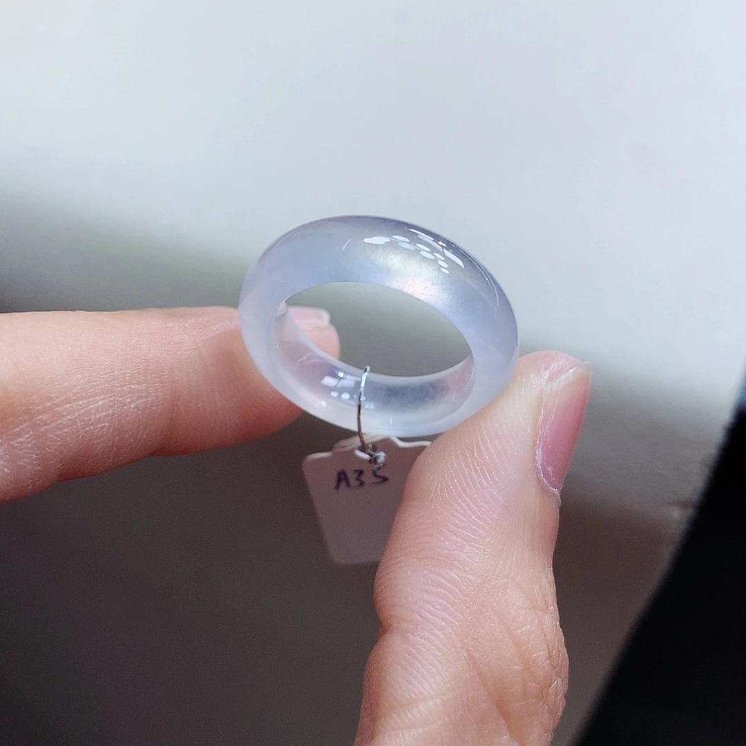 未镶嵌戒指翡翠12-13号