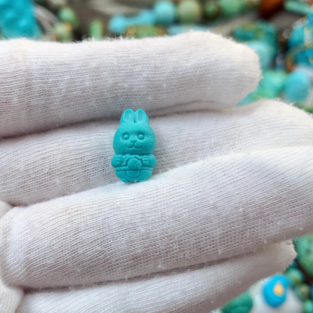 未镶嵌绿松石珠宝半成品