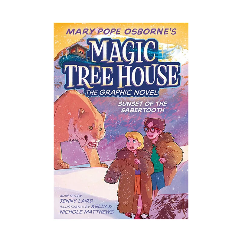 英文原版 Magic Tree House 7:Sunset of the Sabertooth 神奇树