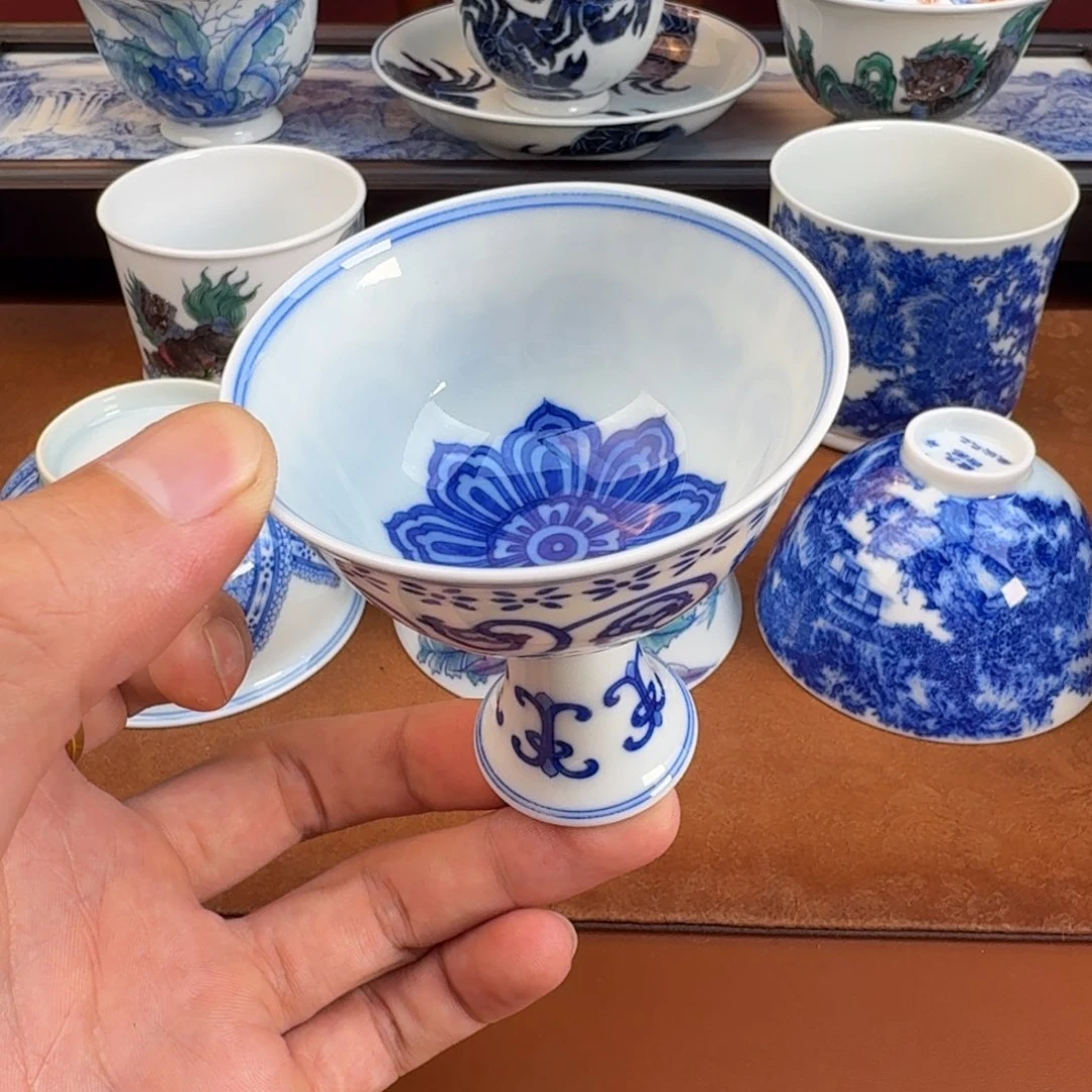 瓷片景德镇瓷器手工手绘