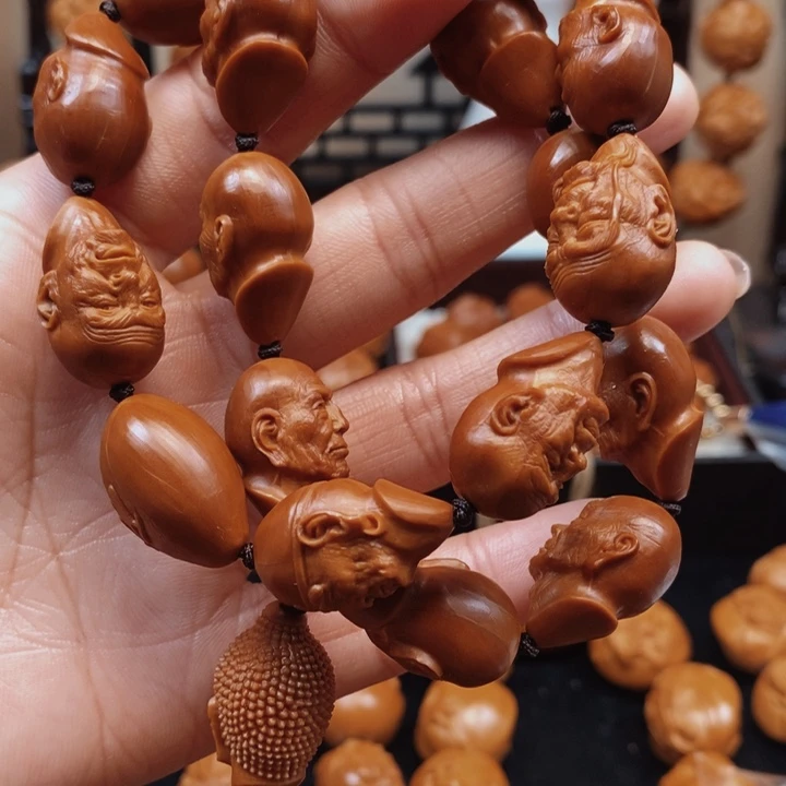 橄榄核手串/手链手工罗汉1.3