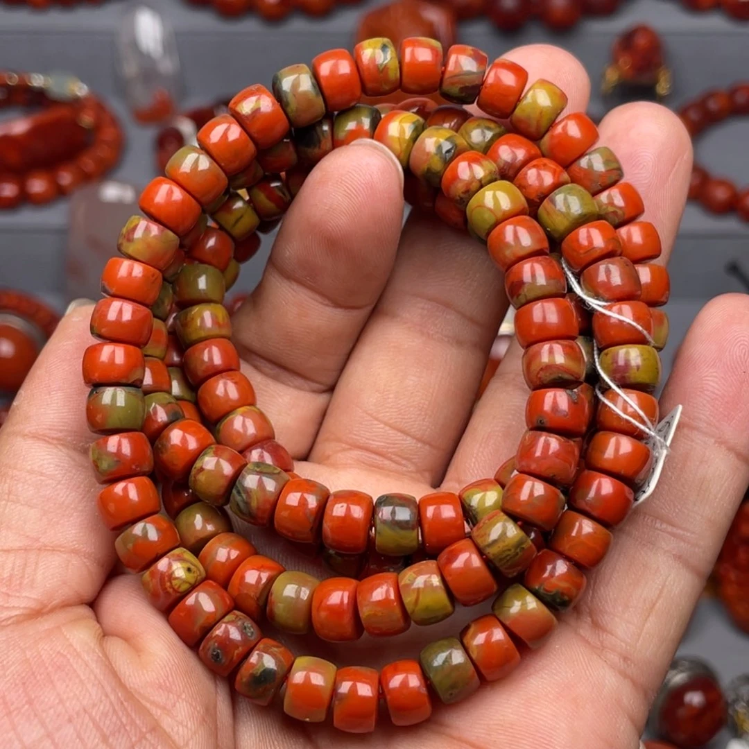 南红玛瑙未镶嵌珠宝奇石多圈8➕