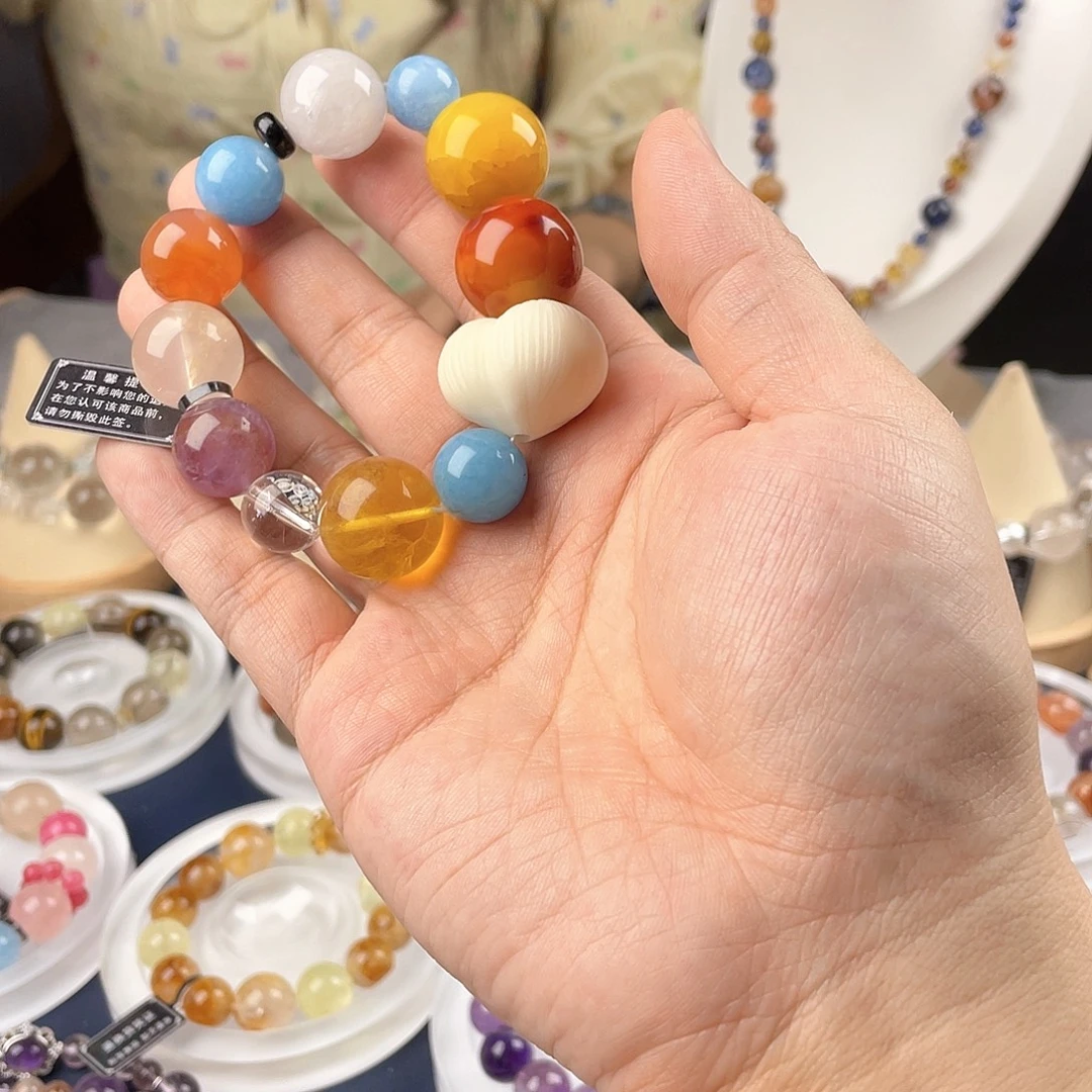 银S925镀金镶嵌手链水晶