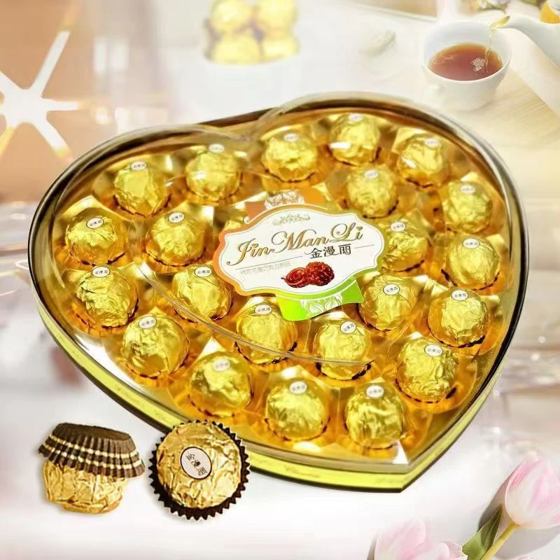 金漫丽心形巧克力喜糖礼盒装礼物礼盒团购结婚婚庆情人节批发年货