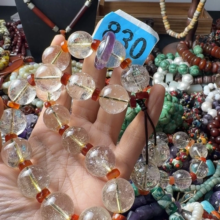 无***相玛瑙/玉髓未镶嵌颈饰