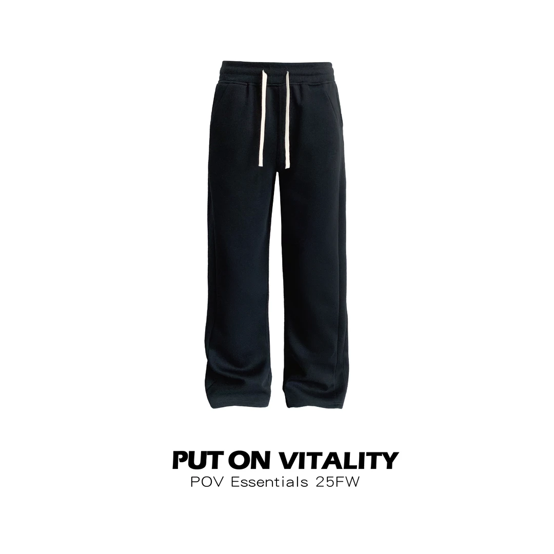 【Put On Vitality】lulu scuba重磅立体直筒休闲cleanfit卫裤