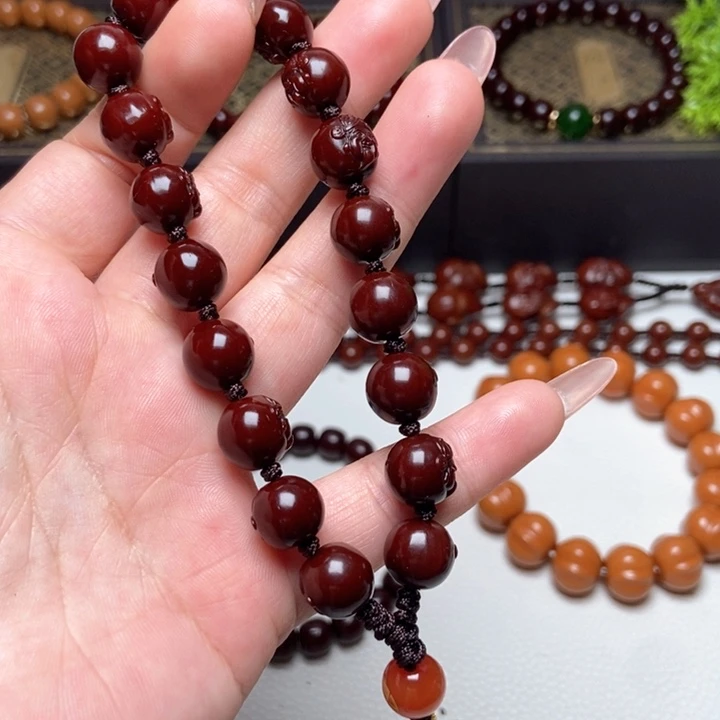 核桃手串/手链静**心猴头核桃串