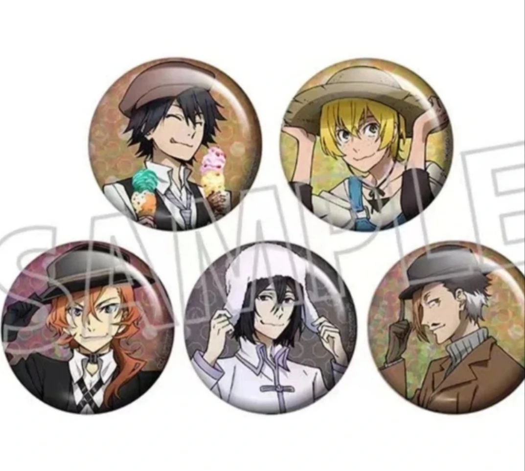 【文豪野犬】A店 8周年 帽子吧唧 文豪 徽章