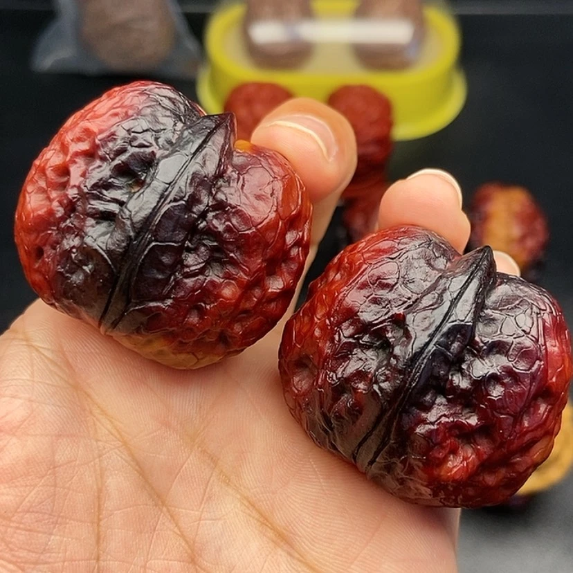 【闪购商品】把件文玩核桃38尺帝王筋元宝