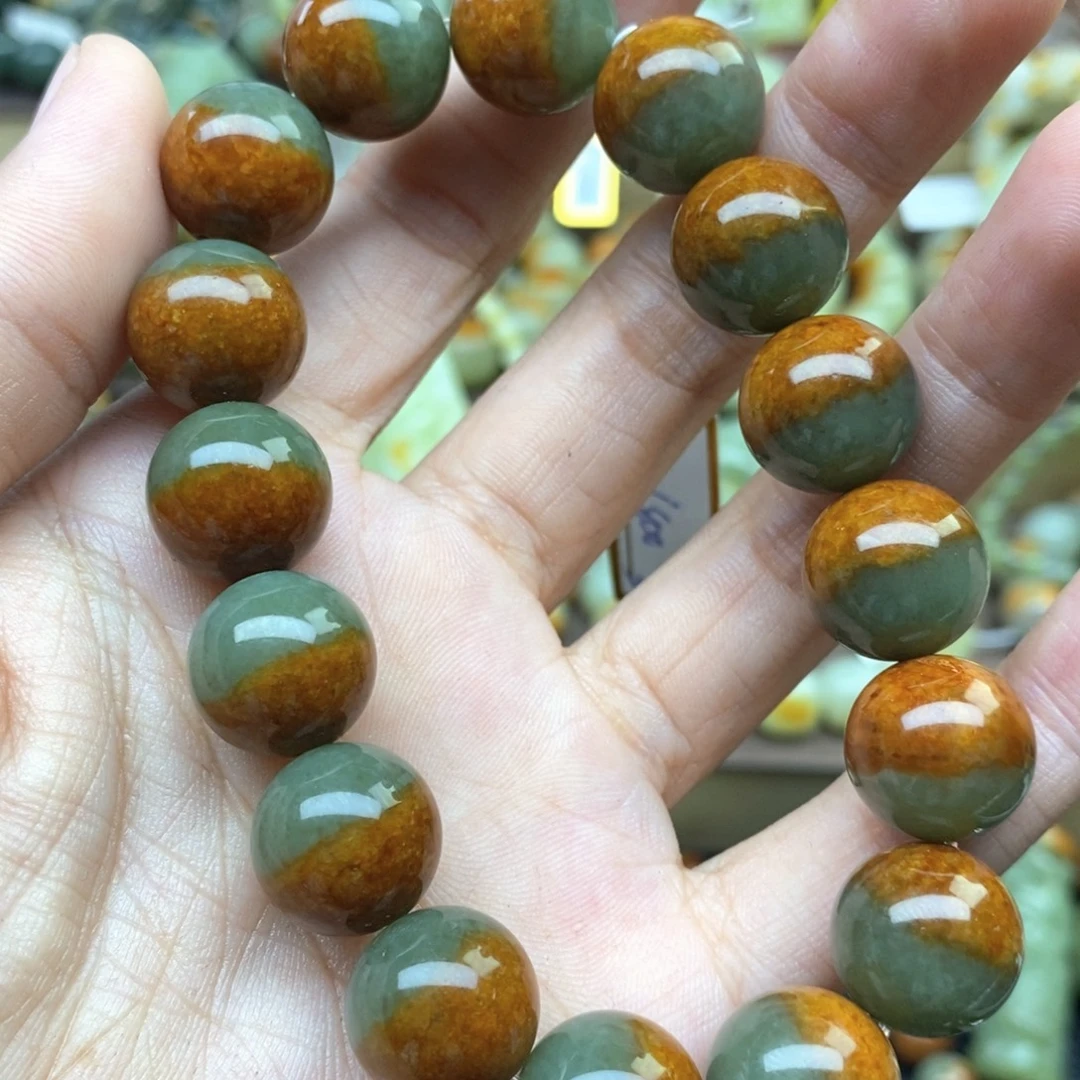 慢***淀未镶嵌手链透闪石质玉