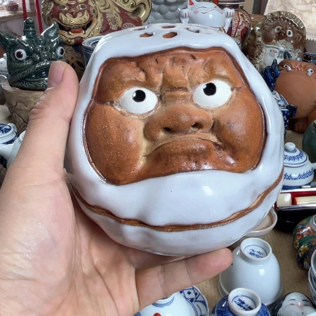 一**然中古瓷器香炉