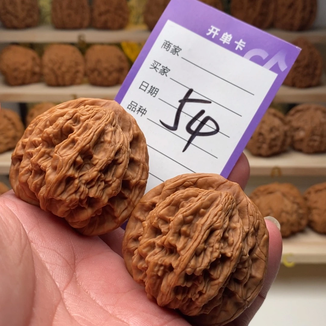 核桃把件47全品麦瑞虎头