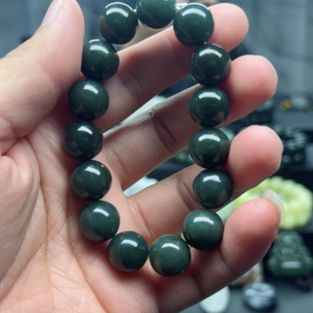 【闪购商品】未镶嵌手链和田玉和田玉纯天然卡14糖且末
