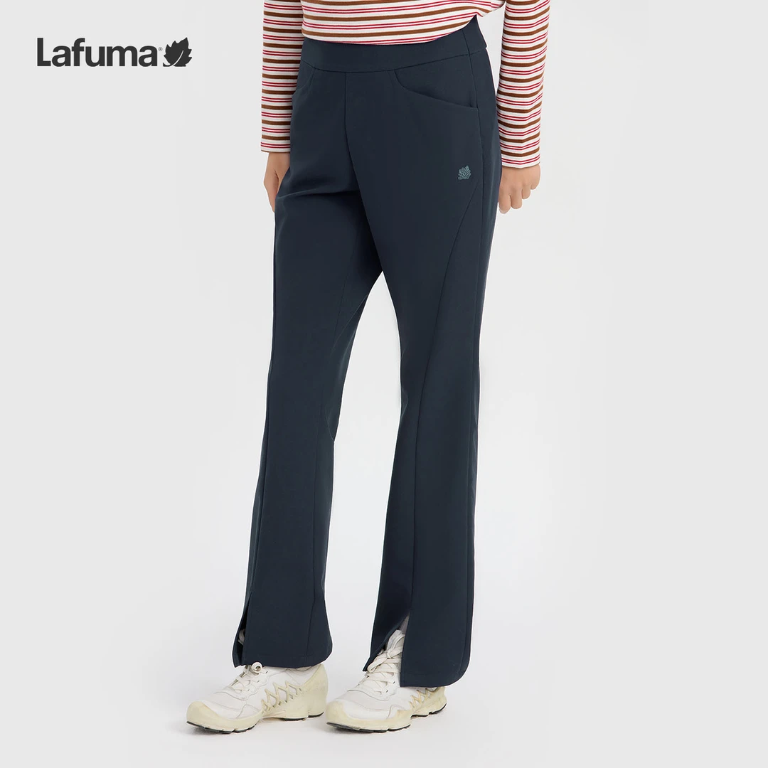 LAFUMA乐飞叶户外25秋冬保暖休闲裤女运动微喇裤长裤子LFPA5CL87