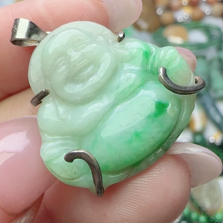 翡翠未镶嵌颈饰天然A货79