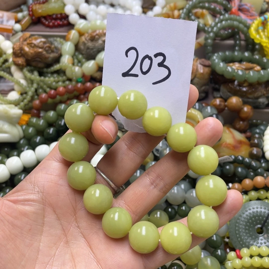 未镶嵌透闪石-蛇纹石玉手链