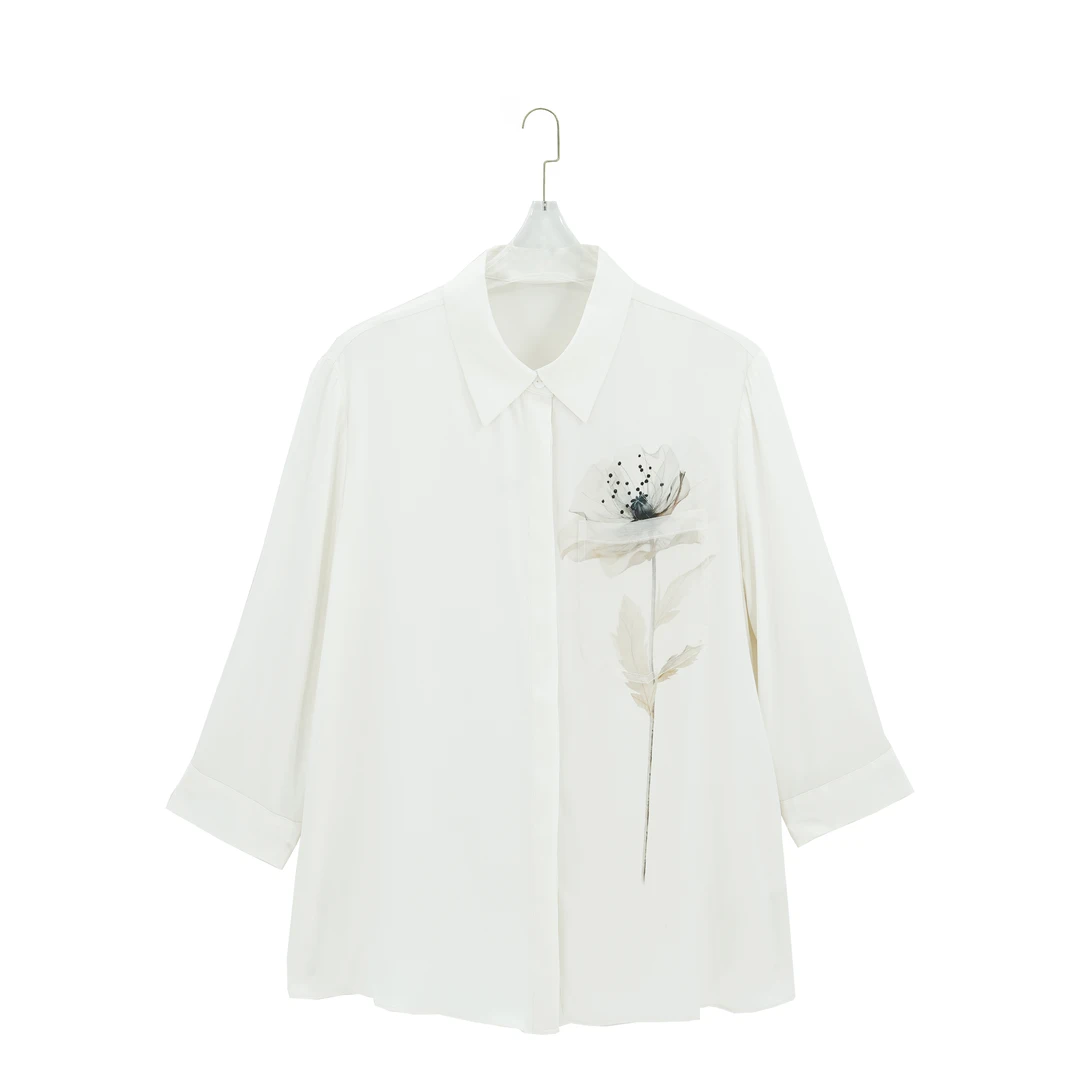 25年刺绣不起球明线装饰春季衬衫绣花气质夏季女装春夏中式697235