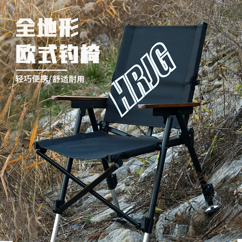 HONGRI/弘日欧式钓椅全地形钓椅折叠便携野钓可躺专用台钓凳椅子