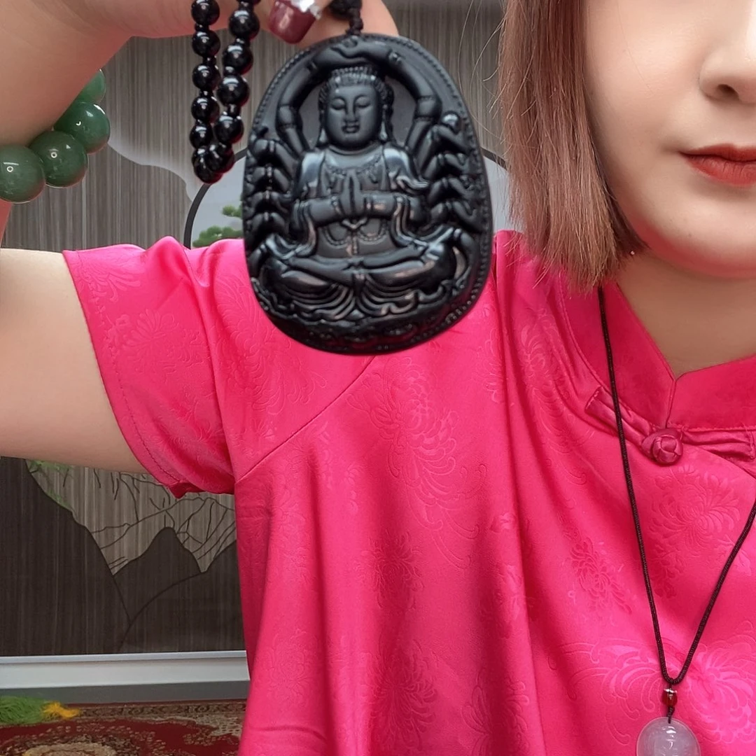 黑曜岩颈饰未镶嵌