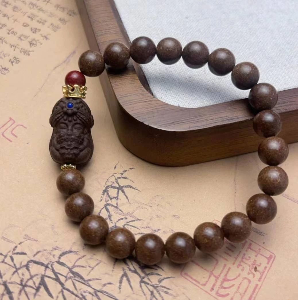 【珊木居】HXZ218 香韵苏合 蒙面扎基单圈0.8 古方合香珠