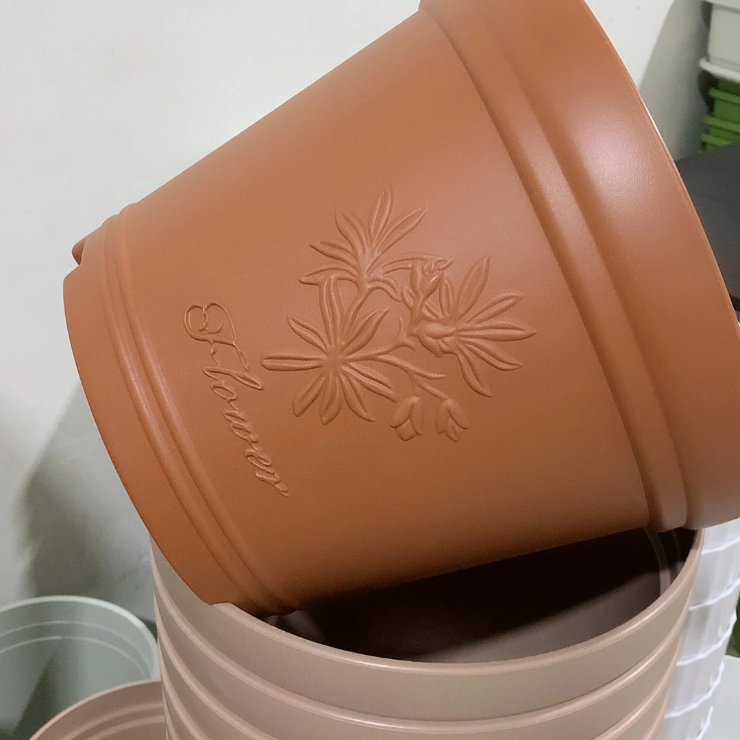 浮雕口29陶红3个无托