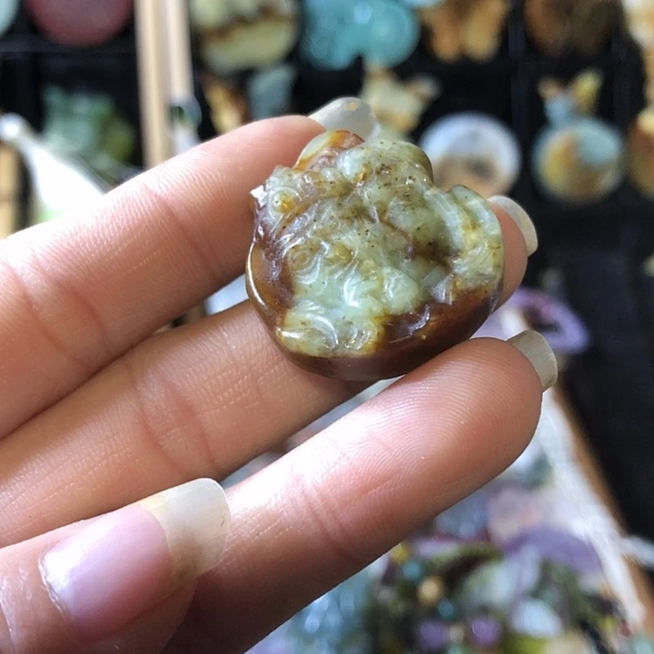 岫玉未镶嵌岫玉挂件