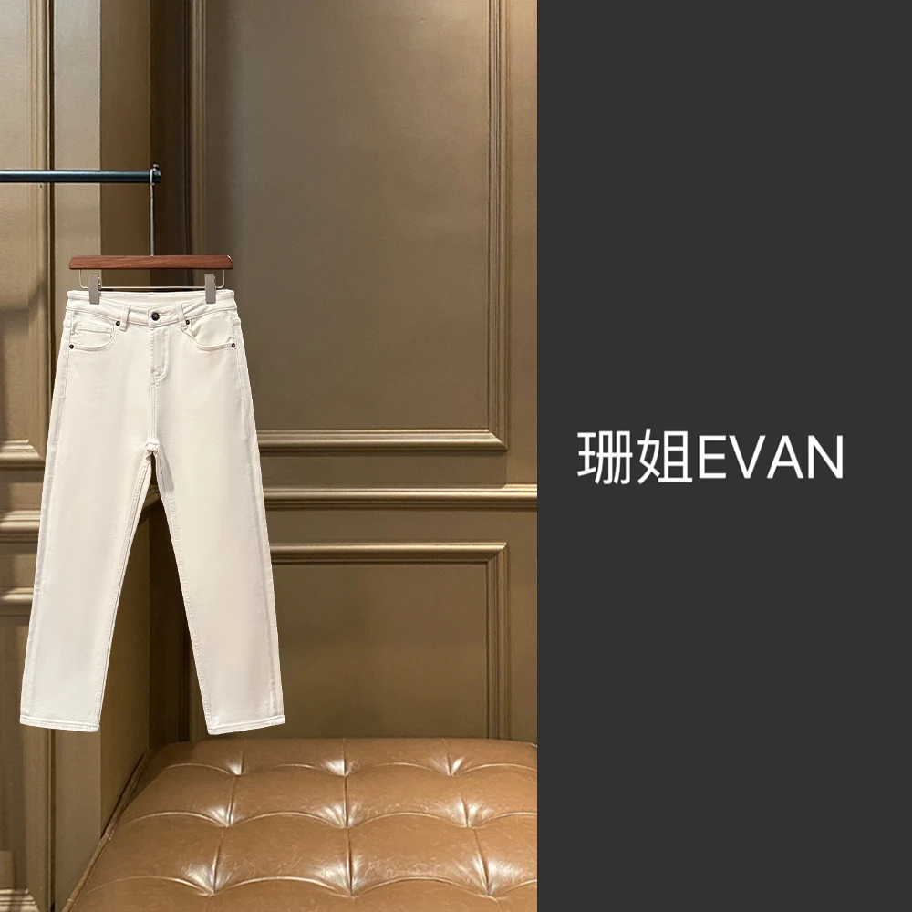 y898 时尚法棍牛仔裤