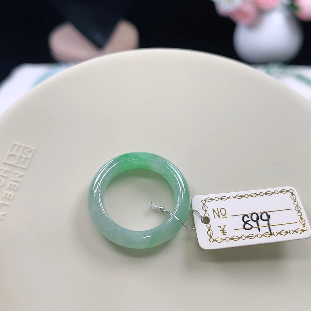 翡翠未镶嵌手链港圈14