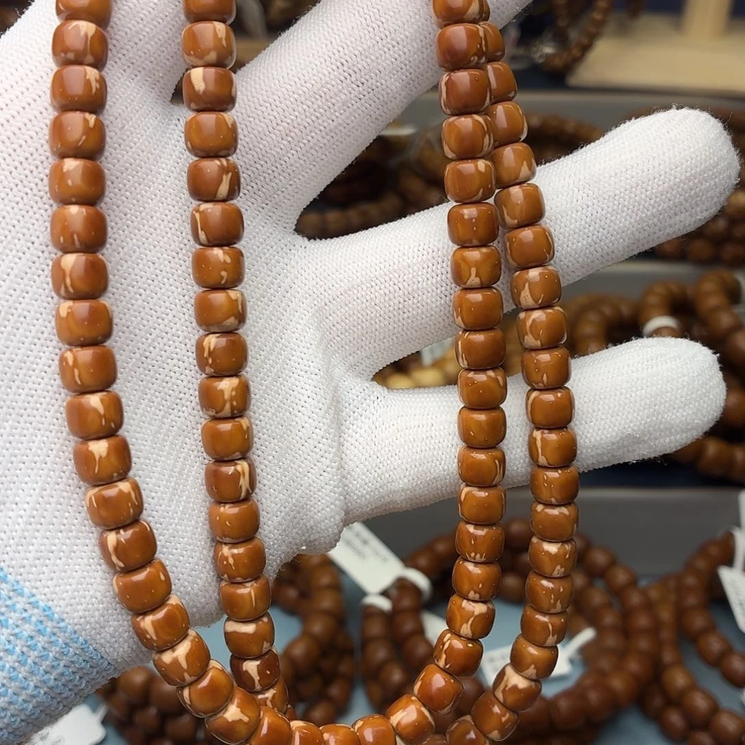 疯***～紫金鼠吊坠实心花皮7.5/6长串