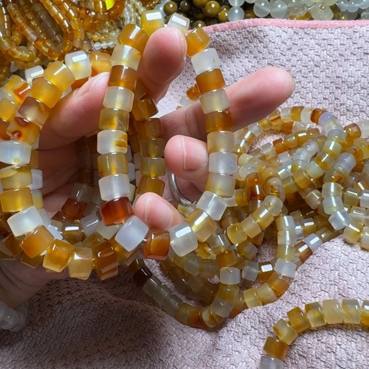 玛瑙/玉髓颈饰未镶嵌005