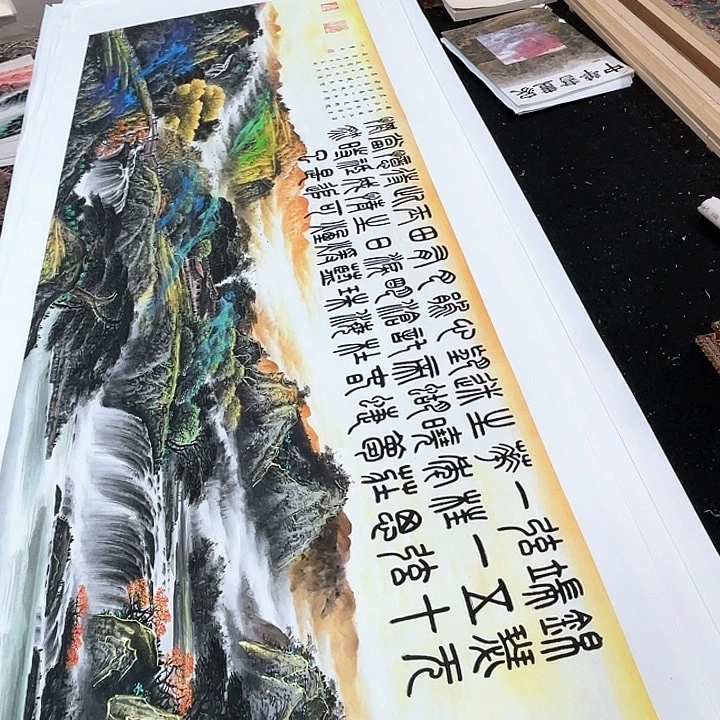 国画书画描金拓染金石传拓手写