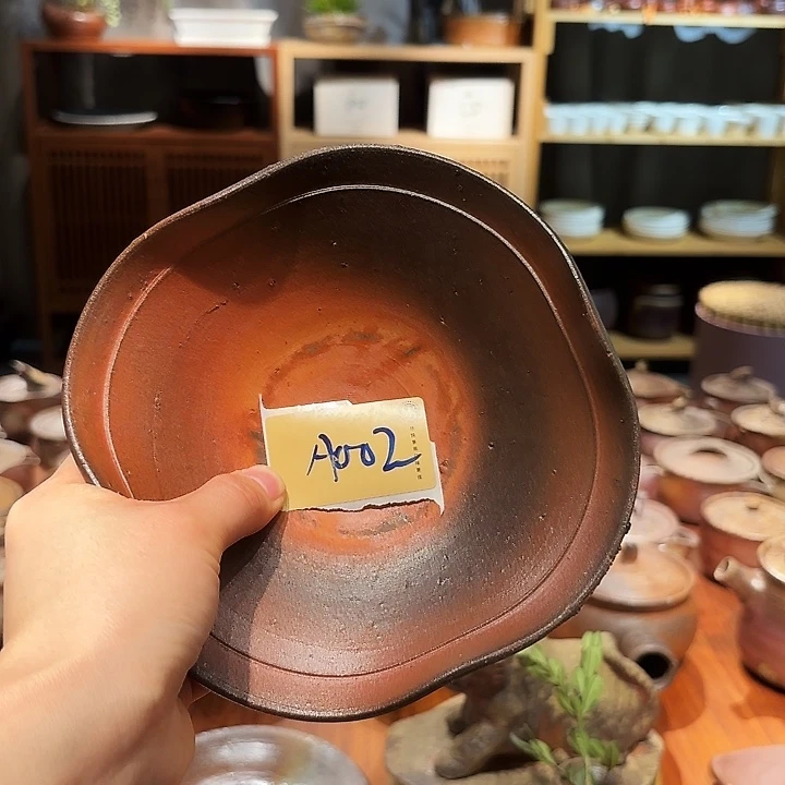 备前烧作品壶承款