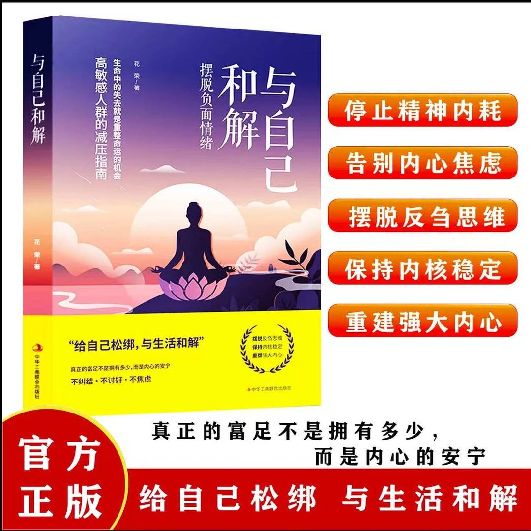 与自己和解摆脱负面情绪做内核稳定的成年人停止内耗告别焦虑gd