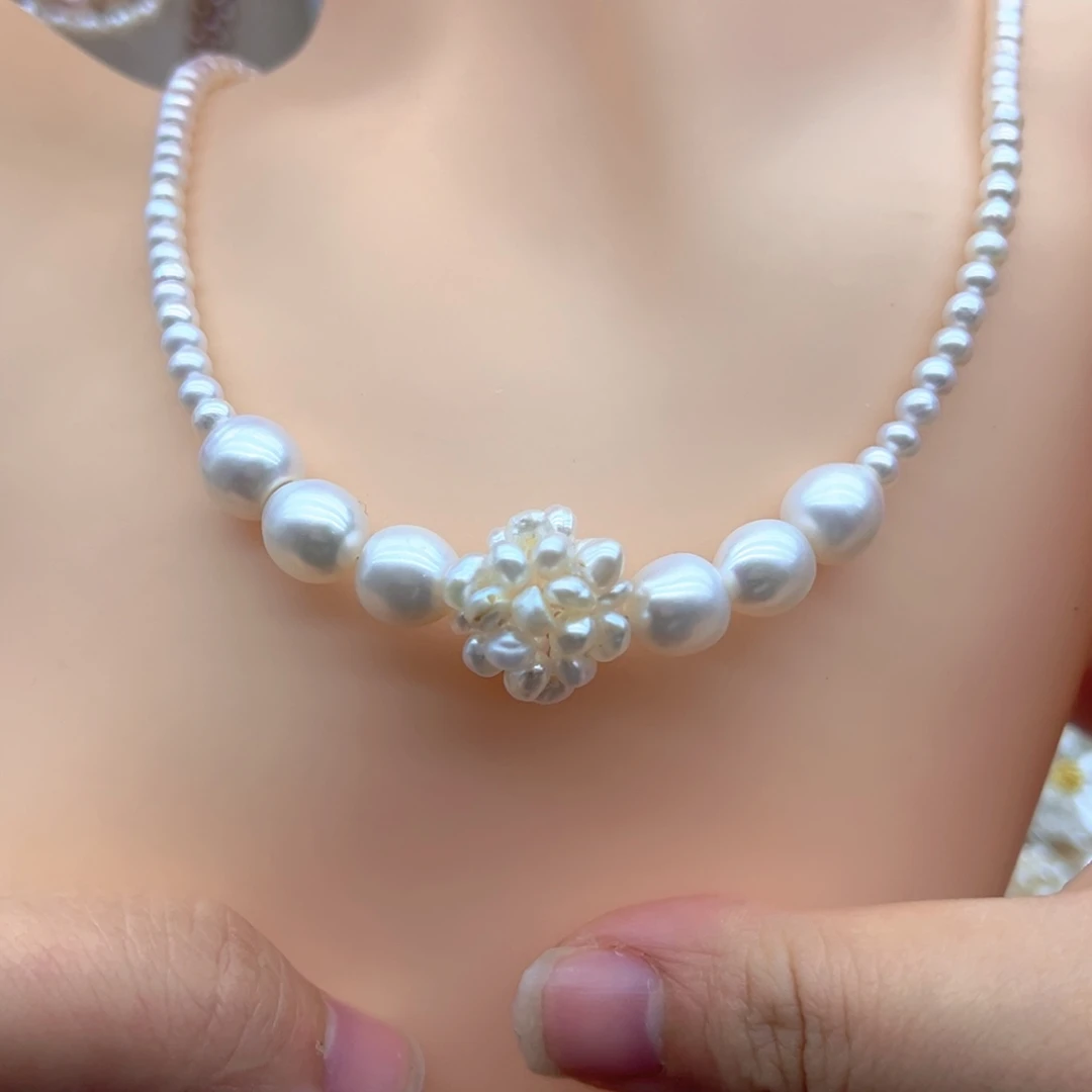 未镶嵌淡水珍珠颈饰